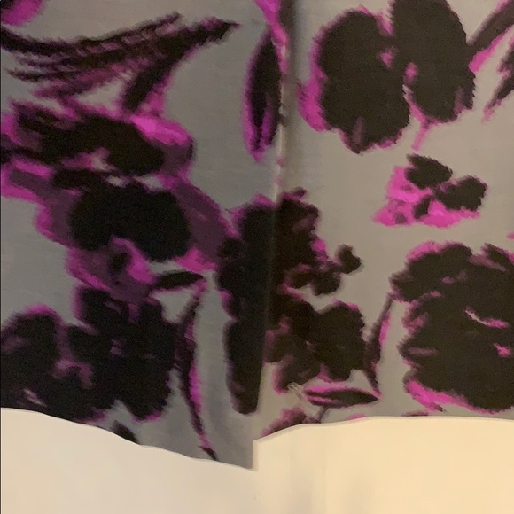 LORD & TAYLOR gray/black/fuchsia skirt size 16W. - Picture 5 of 7